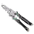 thumbnail image 1 of Clearance! 18 In Foldable Wire Stripper Alicate Multiusos Electrico Multi Function Wire Stripping Pliers Multifunctional Wire Stripper Crimper Cable Cutter Pliers Wire Stripper Tool (Gr B Black, 1 of 8