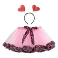 thumbnail image 2 of Ketyyh-chn99 Skirt for Kids Princess Stars Sequins Party Dance Ballet Tutu Skirts Pink,S, 2 of 4