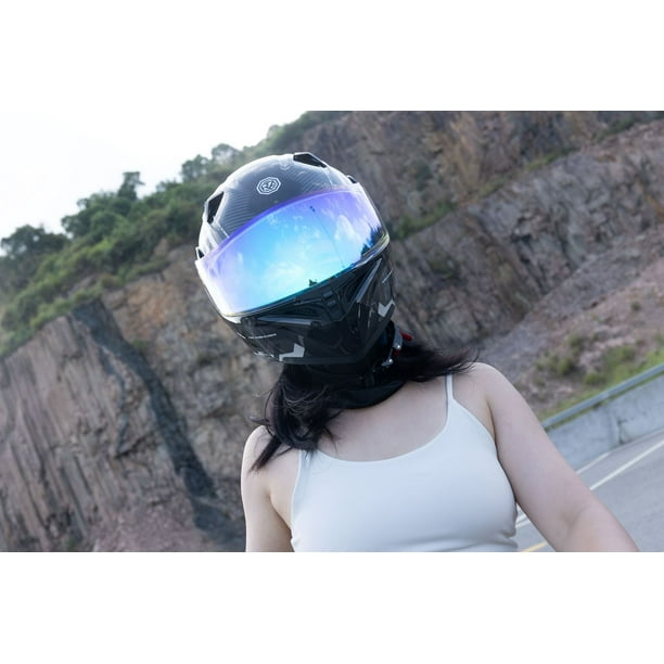 Casco de motocicleta para hombre y mujer, casco de exposición, casco integral, cola Knight Bluetooth, casco de motocicleta para hombre y mujer, invierno personalizado, eléctrico