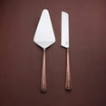thumbnail image 2 of Ridge Copper Antique Cake Server Set, 2 of 6