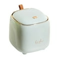 thumbnail image 2 of maskred 1/2/3/5 Wide Application Desktop Trash Bin With Pressing Mechanism Durable And Convenient Aste Container light green 1 Pc, 2 of 6