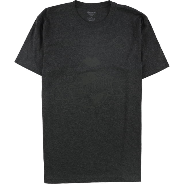 Reebok T-Shirt Graphique de Combat Ultime pour Hommes, Gris, Grand