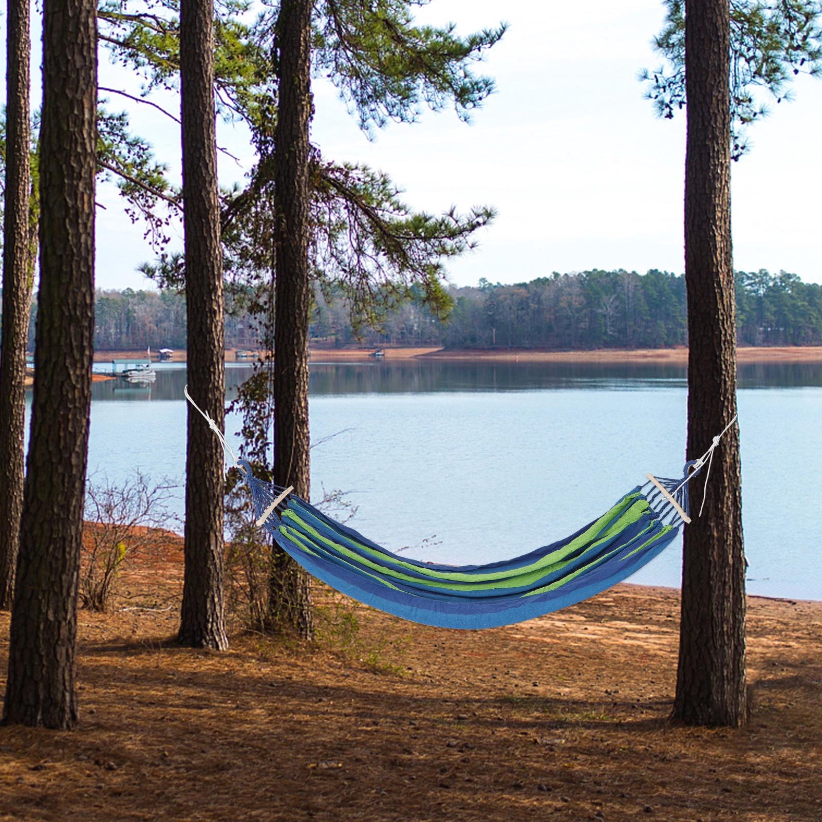 CTIRCHIU Portable Lightweight Camping Hammock with Ties for Travel, Beach, Backyard, and Outdoor Relaxation