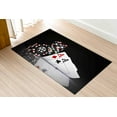 thumbnail image 5 of Playing Cards Rugs, Casino Rugs, Modern Rug, Accent Rug, Salon Decor Rug, Runner Rug, Gift For Him, Step Rug, 3D Printed Rug, Area Rug, 3.3'x5' - 100x150 cm, 5 of 7