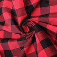 thumbnail image 6 of Efavormart 14" x 108" Buffalo Plaid Table Runner Gingham Polyester Checkered Table Runner for  Dinner,  Outdoor or Indoor Gatherings Home Decorations  - Black / Red, 6 of 11