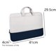 thumbnail image 2 of Funda para computadora portátil Funda protectora para computadora Asa Maletín Bolsa Impermeable, Resistente a los golpes, Forro suave acolchado - Cian, 2 of 5