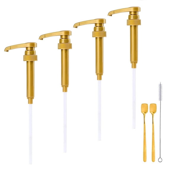 Fit Most 750ml Bottles Syrups Pump Reusable Dispenser for Home Drink Replacement