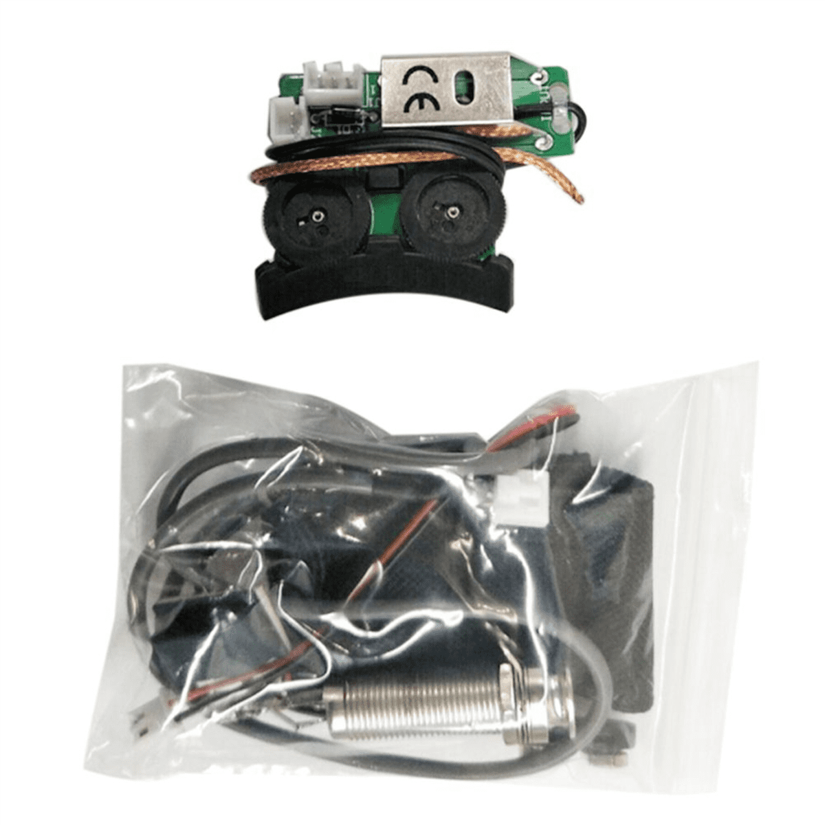 4X Under Saddle Piezo Pickup Onboard Preamp System for Acoustic Guitar