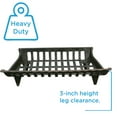 thumbnail image 4 of Panacea 15424 Cast Iron Fire Grate, Black, 24-Inch, 4 of 4