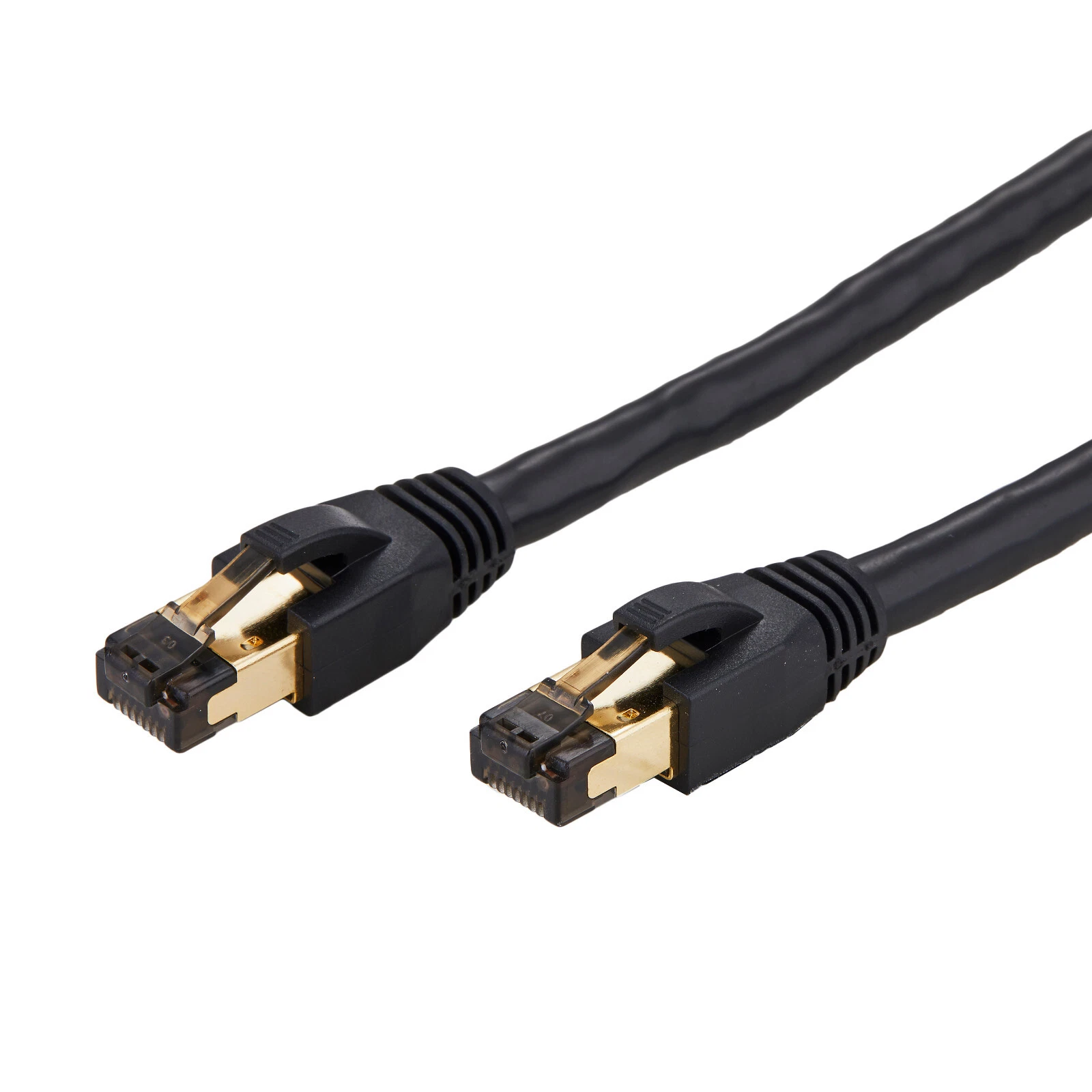 50FT Cat8 Ethernet Cable Copper Shielded RJ45 Cord for Router, PC, Gaming, Servers, PoE Security Cameras, Smart TVs, 40Gbps High-Speed Network Patch, Black, Cables Direct Online