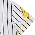 thumbnail image 6 of Boys Pokemon Baseball Jersey Shirt - Featuring Pikachu, Charizard, Squirtle and Bulbasaur- Little and Big Boys Sizes XS-XL White, 6 of 7