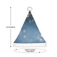 thumbnail image 3 of Balery Gold And Blue Fireworks Pattern Santa Hat Christmas Hat Funny Christmas Hat Christmas Knitted Beanie Hat For Men Women Adult, 3 of 6