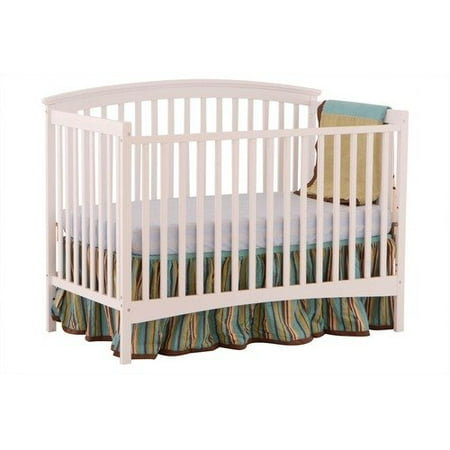 Storkcraft Bradford Fixed Side Convertible Crib in White