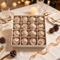 thumbnail image 4 of 16Pcs Christmas Balls Ornaments for Xmas Christmas Tree - 4 Style Shatterproof Christmas Tree Decorations Hanging Ball for Holiday Wedding Party Decoration (16pcs, 2.36"/6CM), 4 of 6