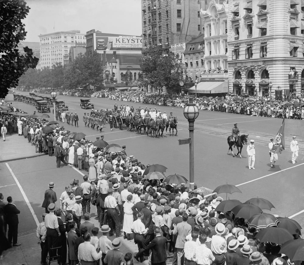 President Warren Harding'S Funeral Procession History (36 x 24 ...