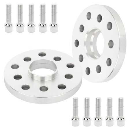 2X 17mm For Audi Volkswagen Wheel Spacers 5x100 5x112 10 Ball Bolts