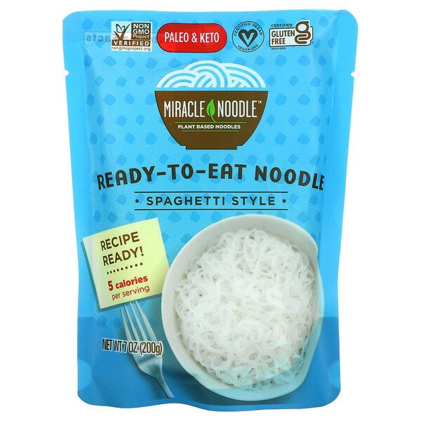 Miracle Noodle, ReadytoEat Noodle, Spaghetti Style, 7 oz