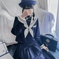thumbnail image 5 of New Cute Women's Uniform White-Collar Women's Suit-Short Skirt 45cm-L, 5 of 9