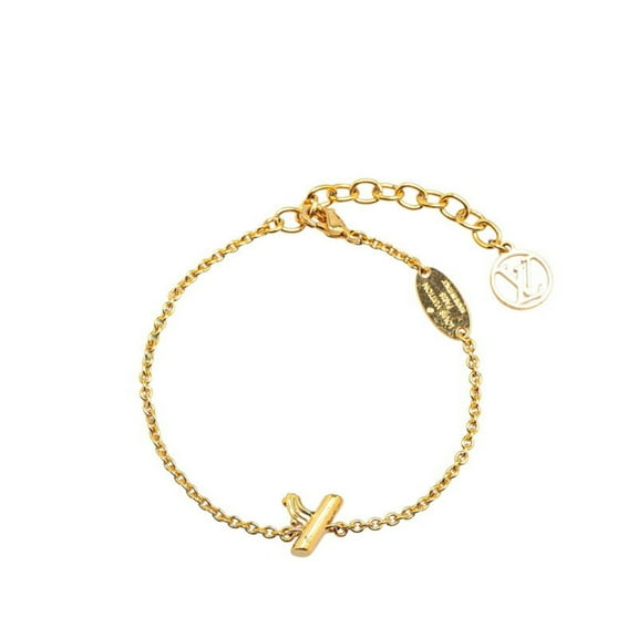 Pre-Owned Louis Vuitton LV&ME Y Bracelet M67182 Gold Plated Women's LOUIS VUITTON (Good)