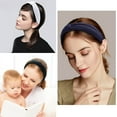 thumbnail image 3 of Diademas para mujer, diademas anudadas para hacer ejercicio, diademas con nudo superior para niñas, accesorios para el cabello de moda de otoño, paquete de 3, 3 of 5
