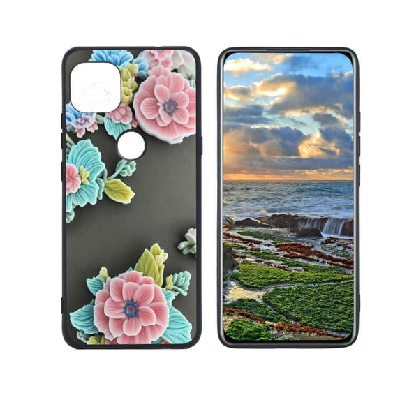Compatible with Motorola G 5G Phone Case, Floral-33 Case Men Women, Flexible Silicone Shockproof Case for Motorola G 5G
