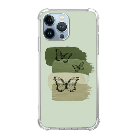 Sage Green Swirl Case Compatible with iPhone 12 Pro Max,Aesthetic Art Design TPU Full Cover Shock-proof Case