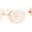 Peach - Beige, variant on Womens Mod Cat Eye Retro Thick Plastic Sunglasses All Black