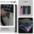 thumbnail image 5 of TUDIA MergeGrip Blu Bold N2 Case Dual layer Raised Edge Non-Slip Tough Heavy Duty - Matte Black, 5 of 6