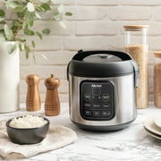 Aroma® 8-Cup (Cooked)/2Qt. Digital Rice & Grain Multicooker, Black, New, ARC-994SB