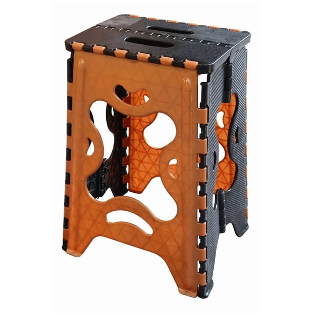 Banco Plegable Grande Portatil Plastico Soporta 120kg 1pz Acabado De La Estructura Mate Color Cobre
