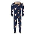 thumbnail image 6 of Lopecy-Sta Home Clothes Matching Family Onesie Pajamas – Holiday Hooded Jumpsuit Sleepwear Pjs for Kids Xmas Loungewear for Children, 6 of 7