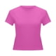 thumbnail image 5 of Top corto ajustado de manga corta para mujer - Camiseta básica informal con cuello redondo 2025 - Mezcla de rayón suave y elástico para uso diario, 5 of 5