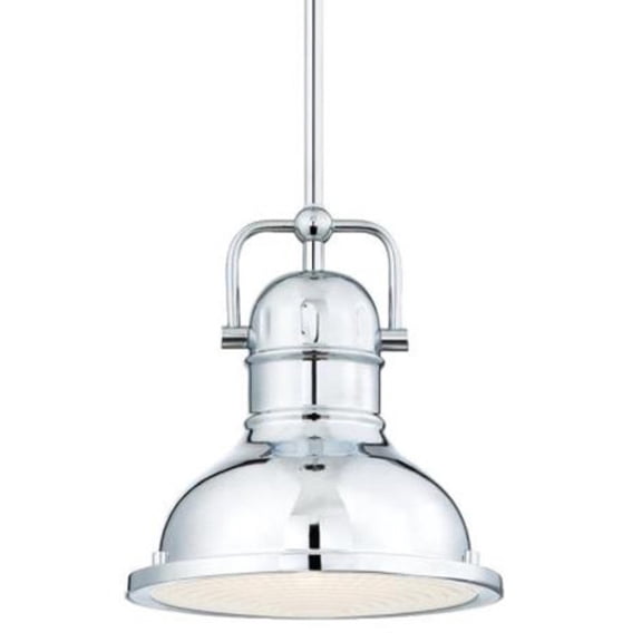 Westinghouse Boswell LED Pendant Chrome Finish Frosted Prismatic Lens