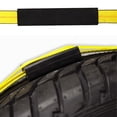 thumbnail image 5 of "2 Wheel Straps with E-Track Fittings and 3 Rubber Blocks | 11’ x 2” Auto Hauler Ratchet Strap with Rubber Cleats for Towing a Car, ATV, UTV or Van.…", 5 of 7
