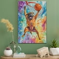 thumbnail image 2 of Boerboel Dog Stretched Canvas Size 8x12 – Basketball Canvas Print of Funny Boerboel Dog Wall Art, Basketball Sports Wall Decor, Home Decor, Dog Lover, 2 of 5