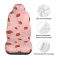 thumbnail image 5 of Yiaed Strawberry Print Car Seat Covers,Universal Auto Seats Protector Fits for Car,SUV Sedan,Truck,Automotive Seat Covers & Accessories(Two packs), 5 of 7