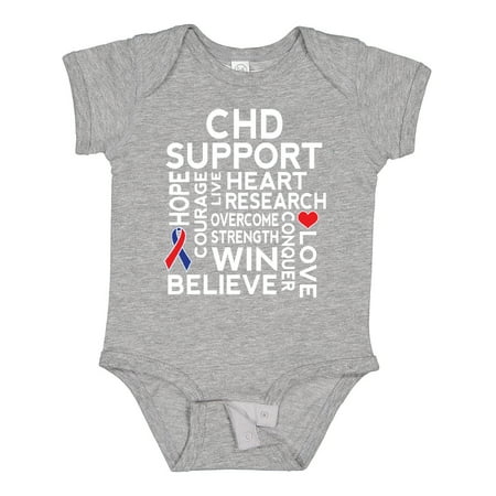 

Inktastic CHD Awareness Month Gift Baby Boy or Baby Girl Bodysuit