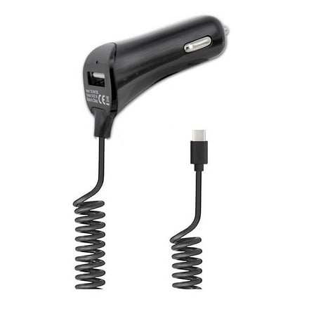 2100mAh Heavy Duty Car Charger Compatible for LG V50 ThinQ 5G  G8s ThinQ  G8 ThinQ  CAT S48c w/ Extra USB Charging Port price history on PriceWatchPro