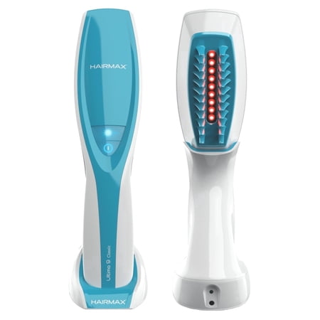 Laser Comb for Hair Growth, Hairmax Ultima 9 Classic FDA-Cleared Regrowth Device, Red Light Therapy, Cordless, For Men & Women