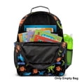 thumbnail image 4 of KUIFORTI Orange Dinosaur Toddler Backpack Boys Girls Kids School Bag with Multiple Organizer Pockets Adjustable Straps for Preschool Kindergarten Back to School Gifts, 4 of 7