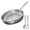 No Lid, variant on Titanium Pan, 100% Pure Titanium Hammered Frying Pans with Lid for Cooking Suitable for All Stovetops, Home Use Cookware | No Coating | Non-Stick