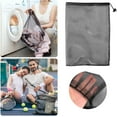 1pc Small Mesh Camping Bags Drawstring Bag Durable Mesh Small Storage