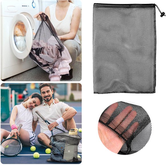 1pc Small Mesh Camping Bags Drawstring Bag Durable Mesh Small Storage Bags Drawstring Mesh Bag For Toys Laundry Packing Boxes for Clothes Fabric Storage Boxes Foldable Clothes Storage Storage Bag for