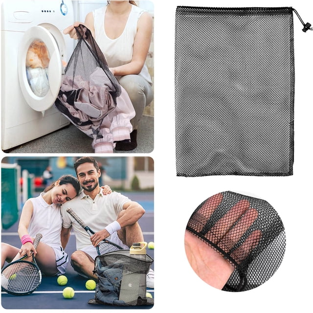 Baby Storage for Clothes Container for Storage 1pc Small Mesh Camping Bags Drawstring Bag Durable Mesh Small Storage Bags Drawstring Mesh Bag For Toys Laundry