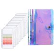 thumbnail image 1 of 1 Set of Money Saving Binder Budget Binder Zipper Bag Notebook A6 Cards Book, 1 of 8