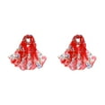 thumbnail image 2 of ZheElen Cloth Lightweight Portable Scarf Versatile For Wide Application And Easy Matching With Floral red 2Set, 2 of 6