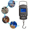thumbnail image 3 of Balance de Pêche Balance Numérique Électronique Suspension Affichage LCD Hameçon Extérieur Pile Rétroéclairée Portable AAA, 3 of 5