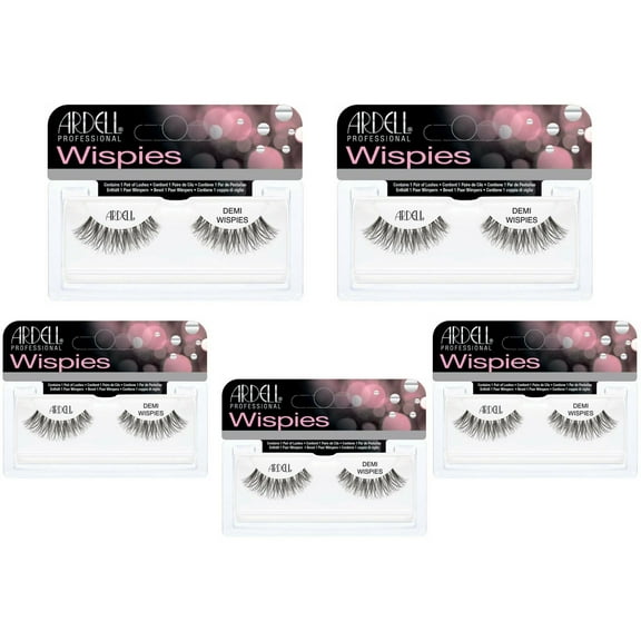 Ardell False Eyelashes 1 Pair - Demi Wispies ( PACK OF 5 )