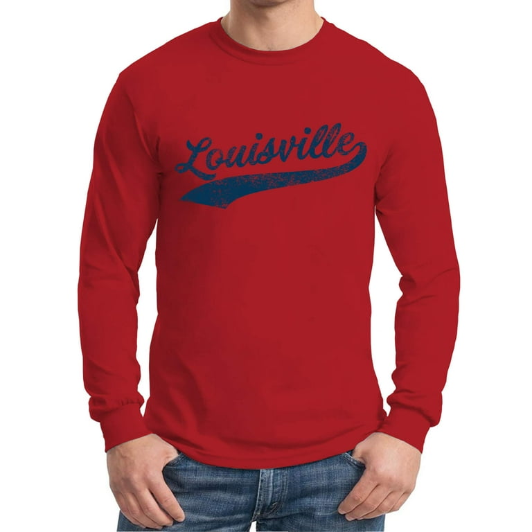 Vintage Louisville Cardinals T-Shirt Mens XL Embroidered Logo USA