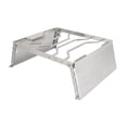 thumbnail image 2 of Foldable Pot Bracket, Windproof Waterproof Foldable Stove Stand Rack Over 10 Kg Bearing Silver  For Traveling, 2 of 8